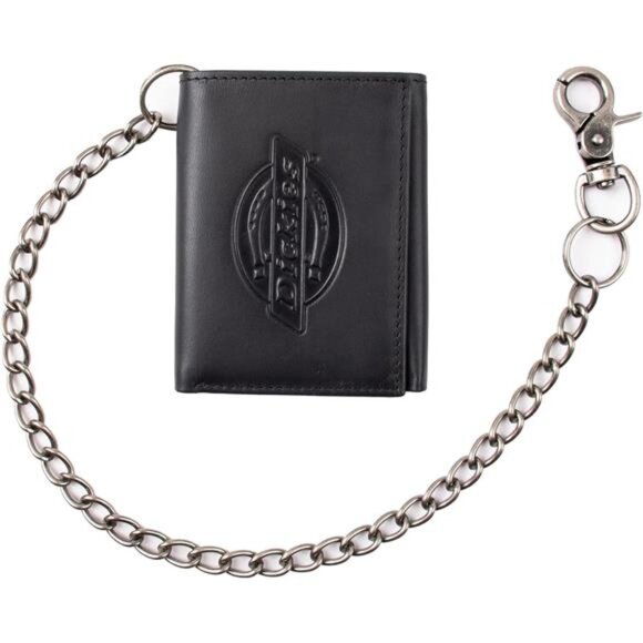 Men's Trifold Wallet with Chain - Picture 1 of 8